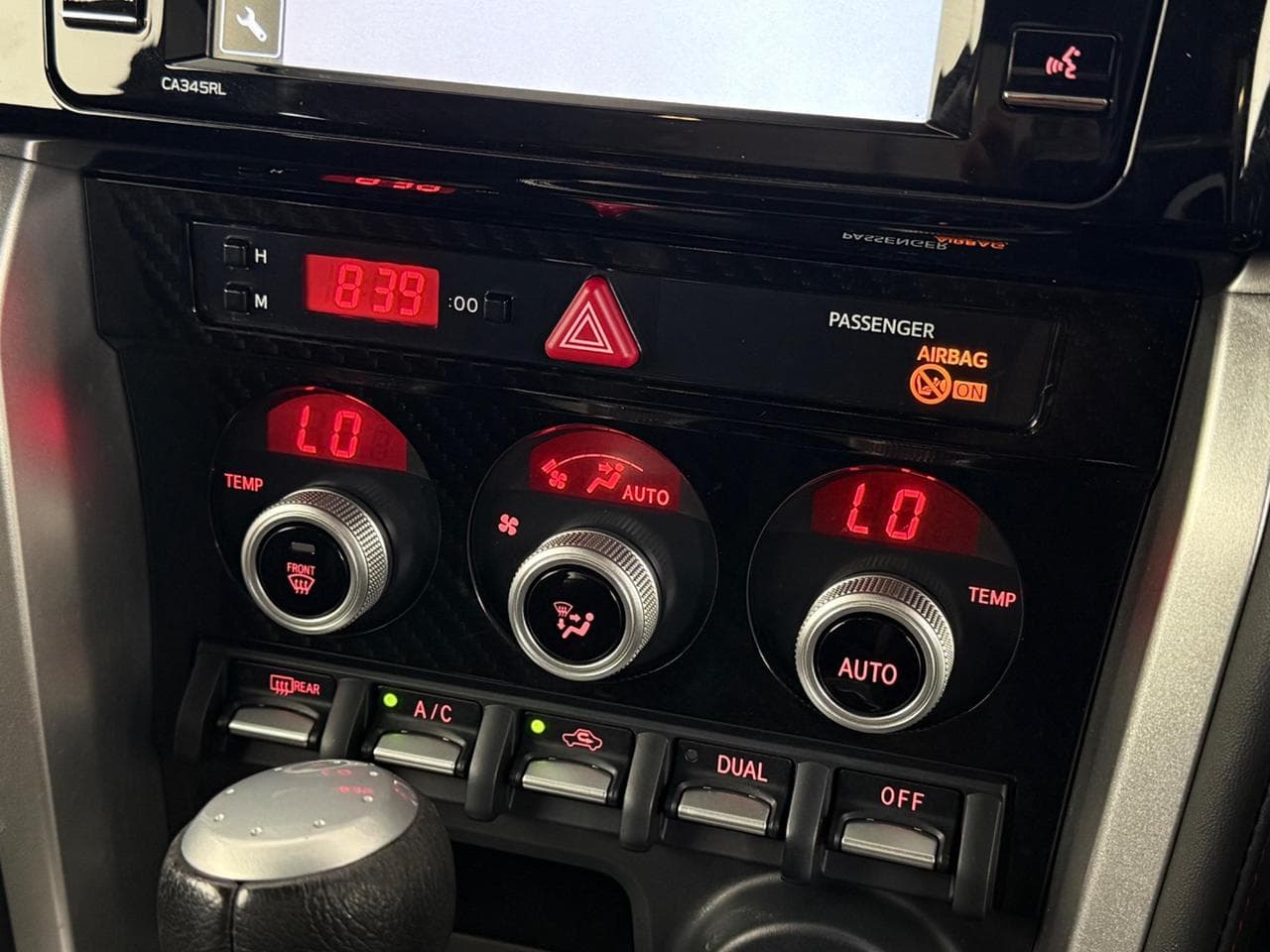 SUBARU BRZ thumbnail Misc Controls