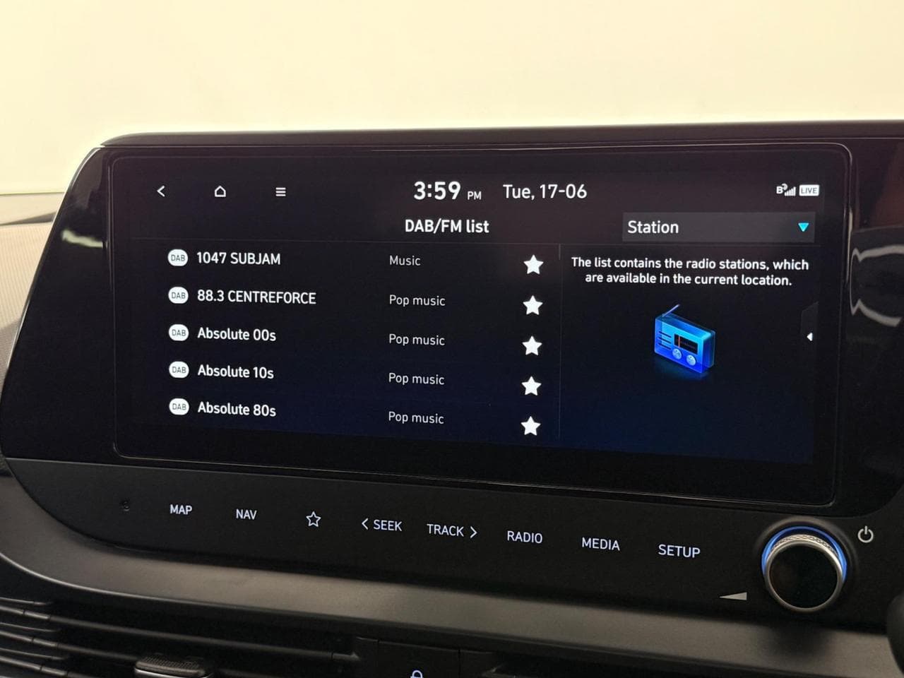 HYUNDAI i20 thumbnail Infotainment System