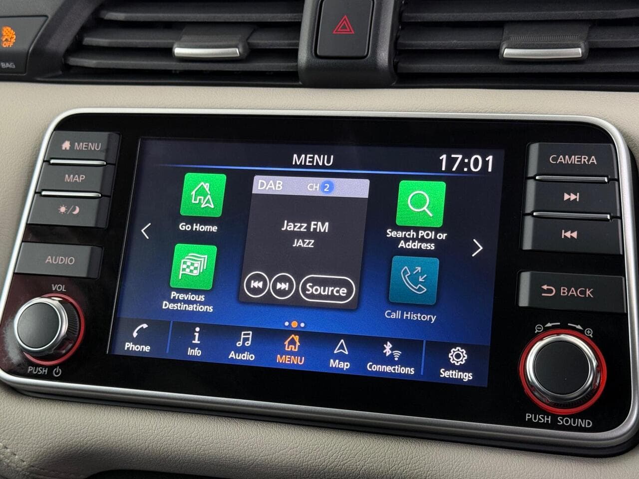 Nissan Micra thumbnail Infotainment System