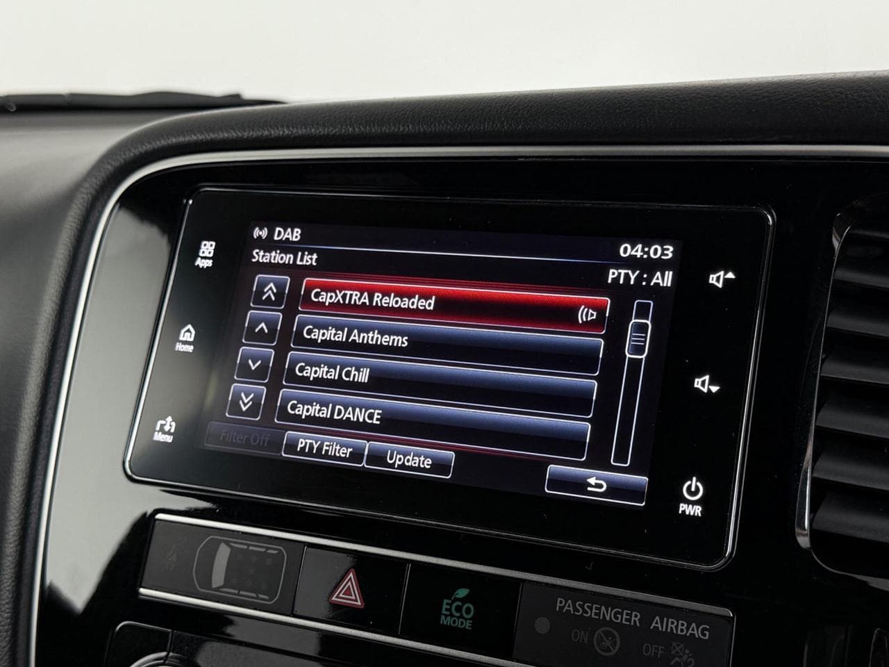 MITSUBISHI OUTLANDER thumbnail Infotainment System