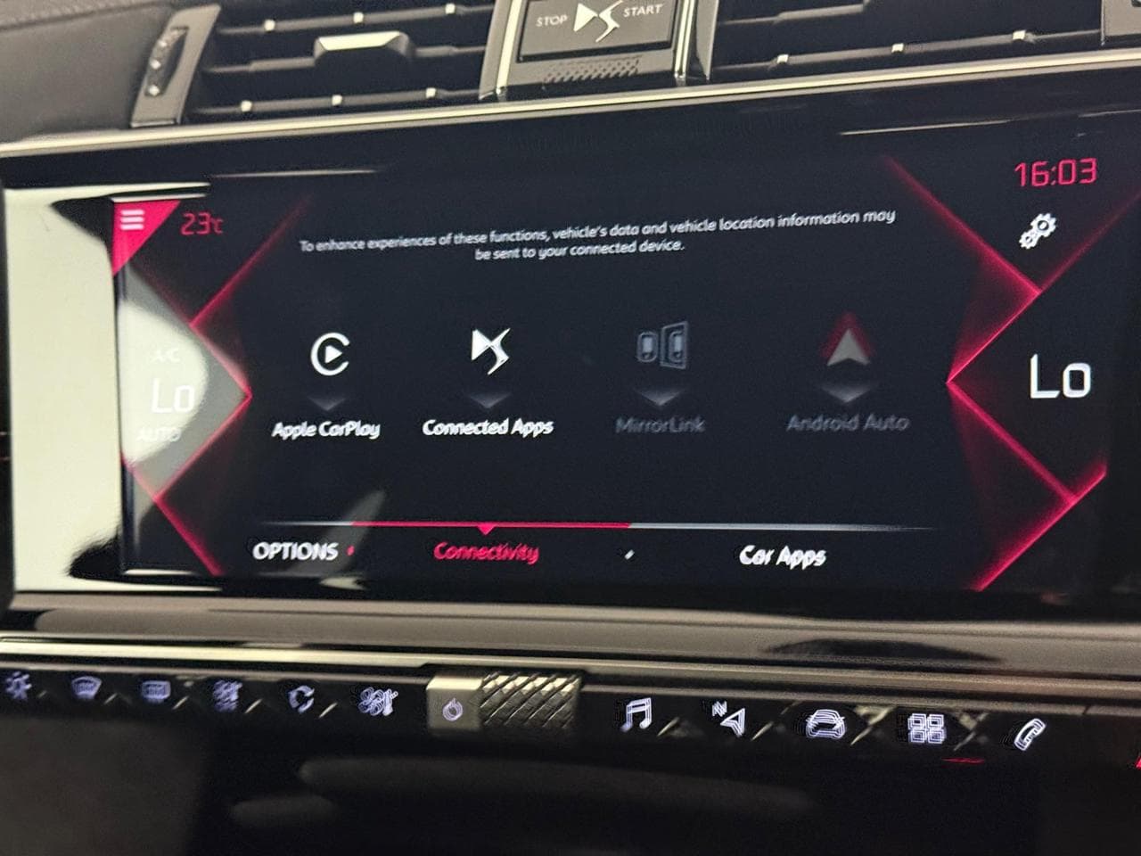 DS 7 Crossback thumbnail Infotainment System