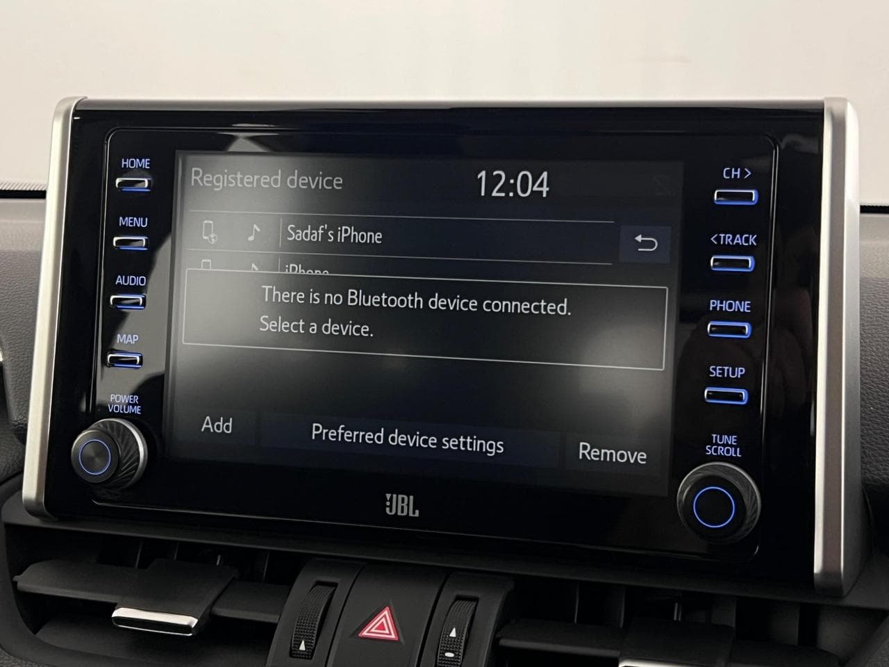 TOYOTA RAV4 thumbnail Infotainment System
