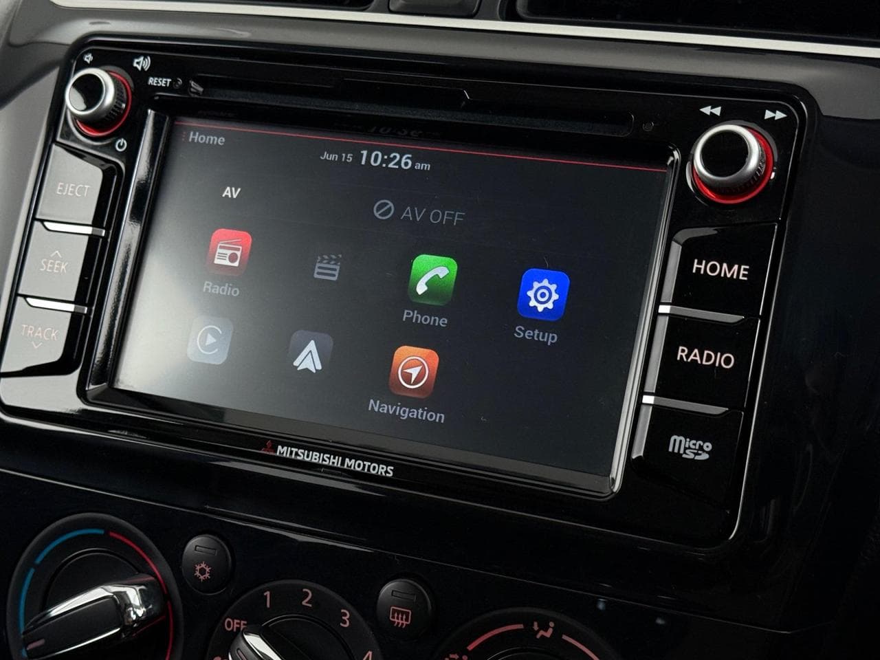 MITSUBISHI Mirage thumbnail Infotainment System